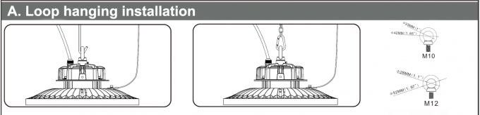 AC90V~305V 200 Watt Led High Bay Light 140LPW Meanwell Optic Lens 60Ã‚Â°/90Ã‚Â°/120Ã‚Â° Optional