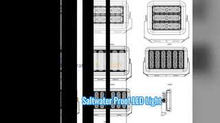 Marine LED Light 200W Corrosion Proof