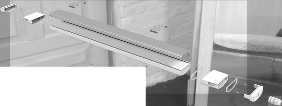 Dust and Waterproof IP66 Tri Proof Lighting Fixture 40 Watt 1200mm