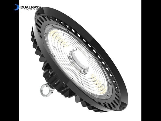 Emergency LED UFO High Bay Light Bell Light 140LPW 200W For Supermarkets Factory