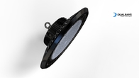 SMD3030 UFO LED High Bay Light 100W IP65 140LPW Optic Lens 5 Years Warranty