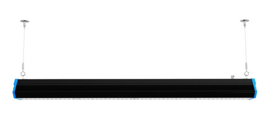 DUALRAYS HB6 3ft 150W IP65 140LPW Aluminium LED Linear Highbay for Warehouse Aisle with PIR Sensor with daylight threshold| Microwave Sensor with daylight threshold or daylight harvesting| Emergency