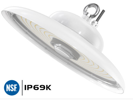 NSF UFO High Bay Standard Certificated Design For Food Industry IP69K IK10