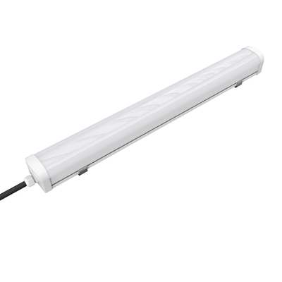 High Light Efficiency LED Triproof Light 130LPW With Transparent Cover