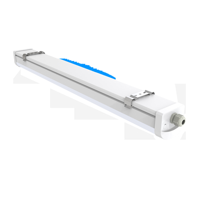 High Light Efficiency LED Triproof Light 130LPW With Transparent Cover