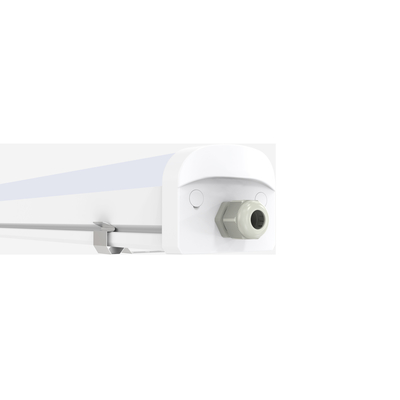 High Light Efficiency LED Triproof Light 130LPW With Transparent Cover