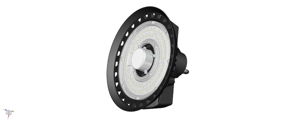 150W HB4 Pluggable Motion Sensor UFO High Bay 160LPW Efficiency 5 Years Warranty