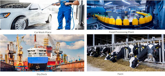 IP69K IK10 PMMA TB6 LED Tubular Light Anto-UV Ammonia For FCar Washing Place with linkable optioanl