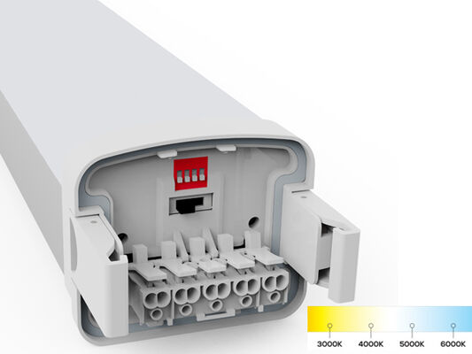 Waterproof LED Tri vapor proof led light IK10 Suspension Ceiling Mounted Mount install
