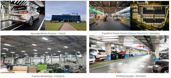 D4 LED Moisture-proof Lamp with Up to 160 LPW Featuring Quick Snap End-cap and Linkable Wiring Suitable for Parking Garage and Lighting