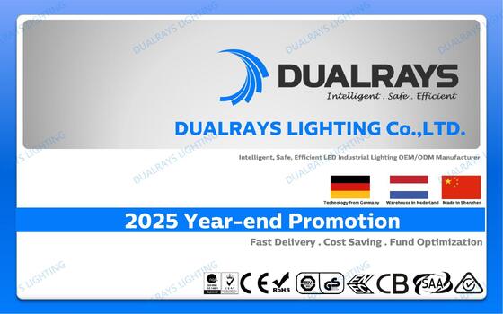 DUALRAYS Europe Stocking LED Moisture-proof Light Dispatched Directly from Netherlands Within 3 Business Days and Local After Sales Service