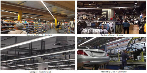 75W with DIP Switchable 25W to 75W RM5 LED Linear Retrofit Kits Easy Installation TRIDONIC / PHILIPS Driver