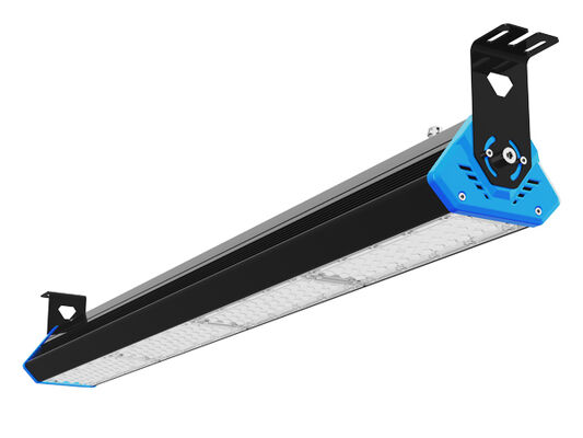 DUALRAYS HB6 IP65 140LPW Aluminium LED Linear Highbay for Warehouse Aisle with Microwave Sensor and Emergency Optional