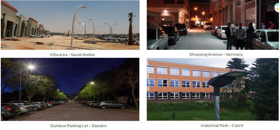 Power Saving LED Street Light SMD5050 CRI 80Ra For Loading Area