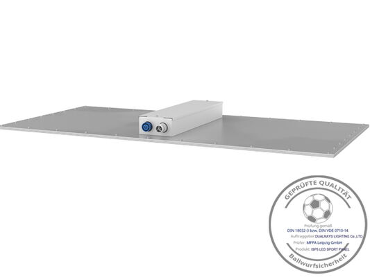 600x1200mm LED Sport Panel Low URG 150LPW Efficiency for Indoor Tennis Court with Zigbee Wireless Control and Tailored Twist-lock Connector