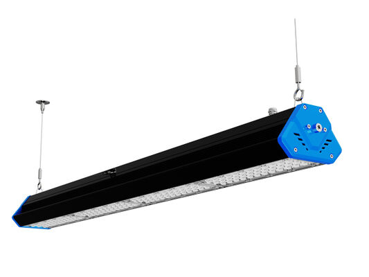 DUALRAYS 1ft 50W HB6 IP66 140LPW Aluminium LED Linear Highbay for Warehouse Aisle with Microwave Sensor and Emergency Optional