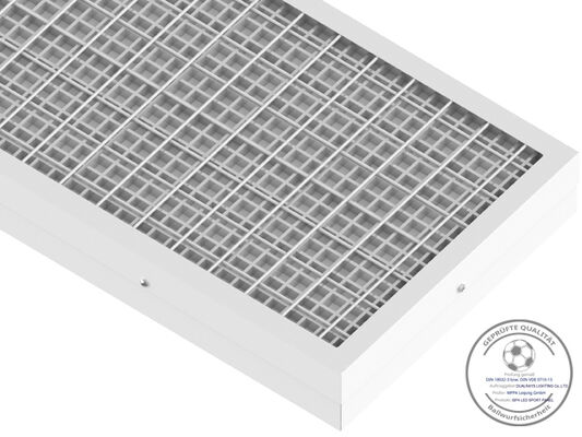 ISP4 Indoor LED Sport Light with 140LPW Efficiency for the ideal solution for all types of tennis halls easily meet all lighting classes according to DIN EN 12193 without any glare or dark areas