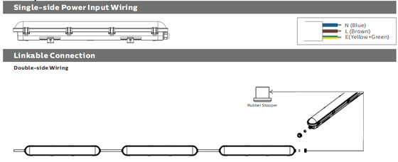 4FT/40W DIP Switchable D1H IP66/IK10 LED Moisture-proof Light Fixture innovative, easy-to-use and high-quality luminaires