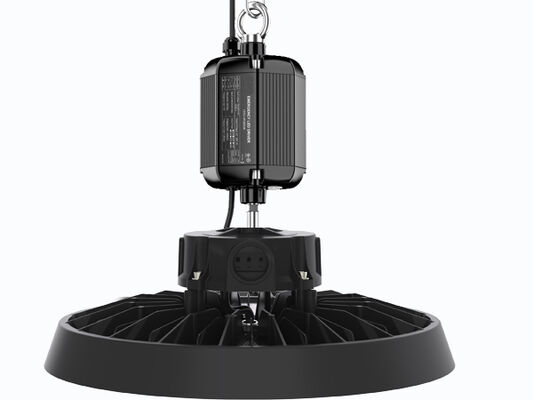 100W DUALRAYS LIGHTING HB5 3 in 1 60° | 90° | 120° DIP Switchable Optics UFO LED High Bay Light 190lm/W 19000lm DALI Dimmable IP65 IK08 ENEC for Warehouse Factory