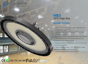 Europe Warehouse Stocking UFO High Bay Lighting IP65 UFO LED High Bay Light With PC Lens