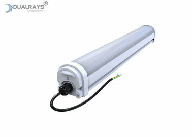 160LPW Tri-Proof LED Lights Dualrays IP66 IK10 4ft/40W For Train / Bus Station