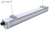 Dualrays D2 Series 50W LED Industrial Tri Proof Light 5ft Microwave Sensor Full Plastic Housing For Exhibition Center