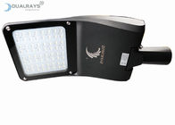 Dualrays S4 Series 180W Outdoor LED Street Lights 140lmW Rugged Die Cast Aluminum Housing