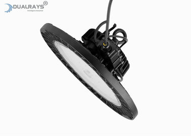 Warm White UFO LED High Bay Light 200W Robust Die Cast Aluminum Luminaire