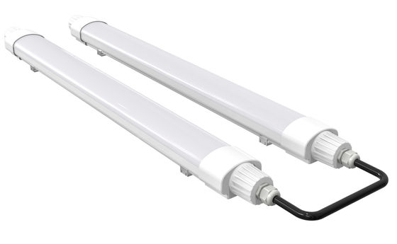 Dualrays D2 Series 40W 4 Feet LED Tube Light 120 Degree No Flicker LED Tri Proof Light For Exhibition Center