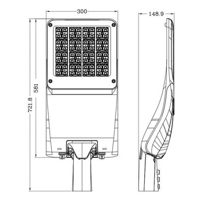 Photocell Controller Outdoor LED Street Lights 90 Watt 150LPW Meanwell ELG/HLG Driver