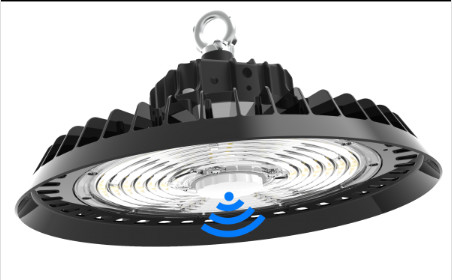 HB4 UFO High Bay Light Built-In Plug And Play Motion Sensor Loop Hanging Ceiling Mounting