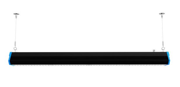 DUALRAYS HB6 3ft 150W IP65 140LPW Aluminium LED Linear Highbay for Warehouse Aisle with PIR Sensor with daylight threshold| Microwave Sensor with daylight threshold or daylight harvesting| Emergency