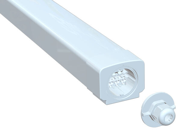 D3 LED Moisture-proof Light with quick snap end-cap design makes it extremely fast installation and maintenance with 40% labor cost saving