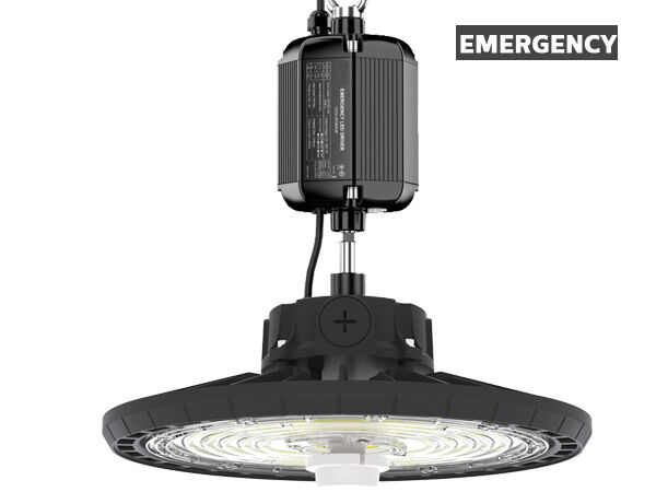 DUALRAYS 150W HB2 DIP Switchable Power and 3CCT UFO LED Highbay Light 100W 170LPW with Emergency Optional