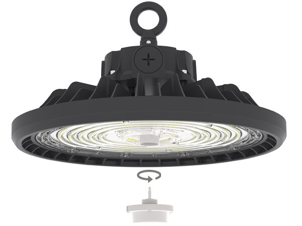 200W HB4 LED High Bay Light Indoor Warehouse Home Garage & Shopping Mall Lighting round Square Design with Aluminum Body IP65 Rating