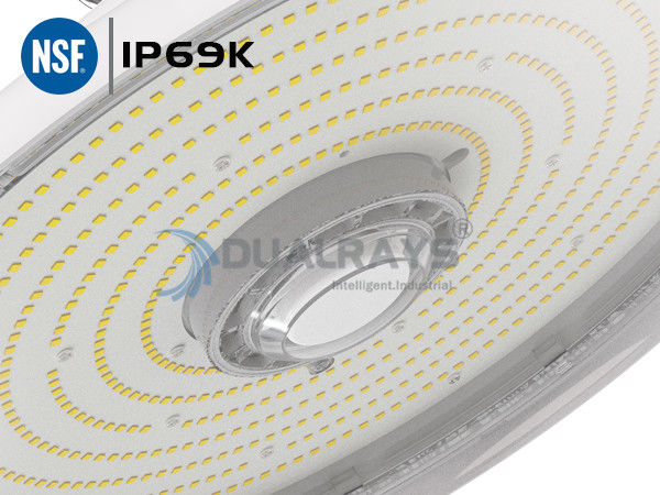 IP66 IK10  200W 28000 Lumen 5 Year Warranty UFO LED High Bay Light For Food Industry