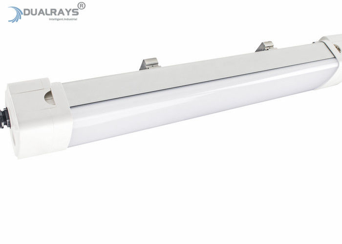 Dualrays D5 Series 80W 160LPW LED Tri Proof Light 1500mm 5000k High Lumen Flat Warehouse Lighting