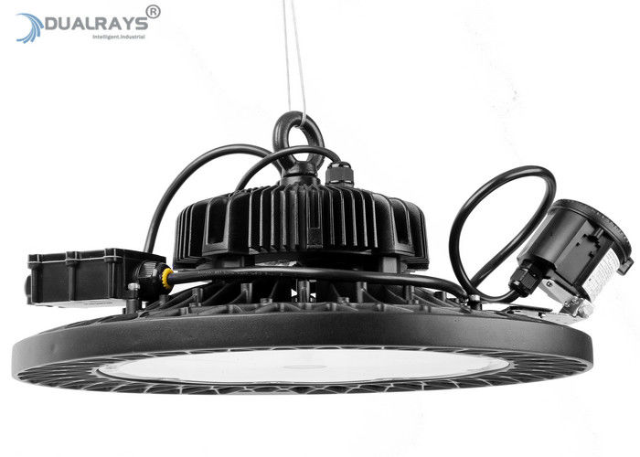 Dualrays 200W HB5 LED Round High Bay Rod Mounting With 60° 90° 120° Beam Angle Optional