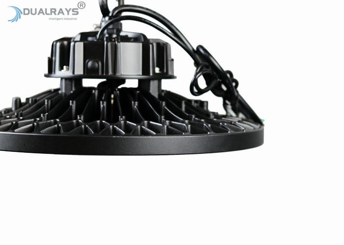 UFO LED High Bay Light 150W With 5 Years Warranty Adjustable Ripple Lens Optic With 90 Degree Beam Angle