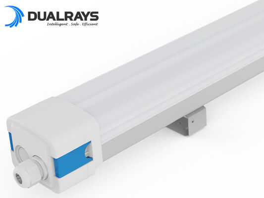DUALRAYS D5 LED Moisture-proof Light with DIP Switchable Power 3CCT 160LPW Efficiency with 3*1.5mm2, 5*1.5mm2, 3*2.5mm2, 5*2.5mm2 wires through for option